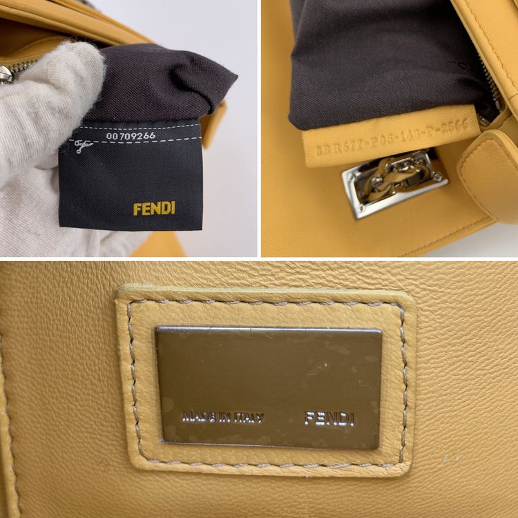 Immagine di Fendi Leather Shoulder Bag Baguette 6