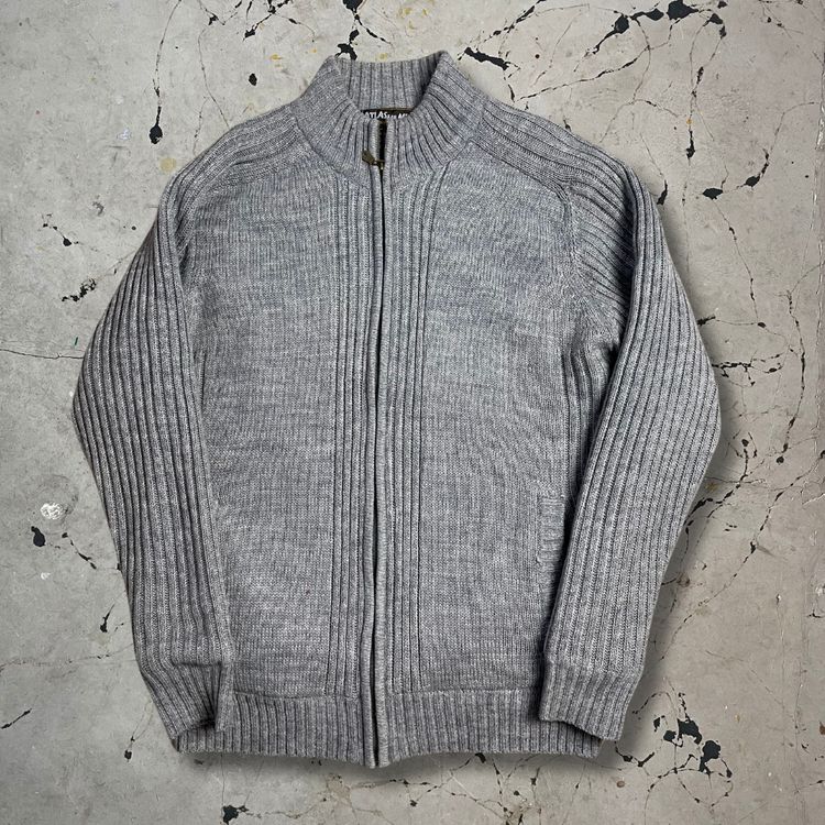 Reclaimed Vintage Vintage Grey Knit zip up jumper product image
