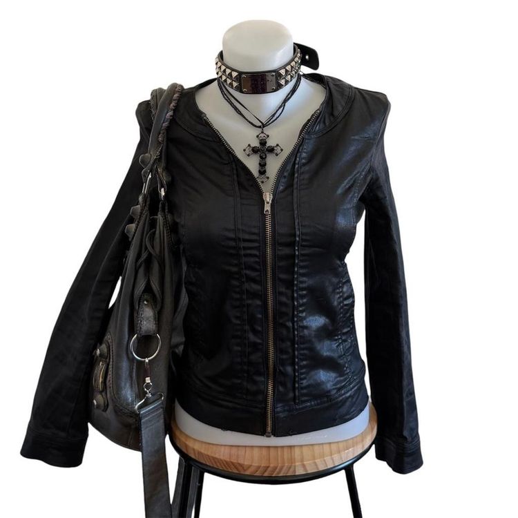 Black Zip-Up Jacket