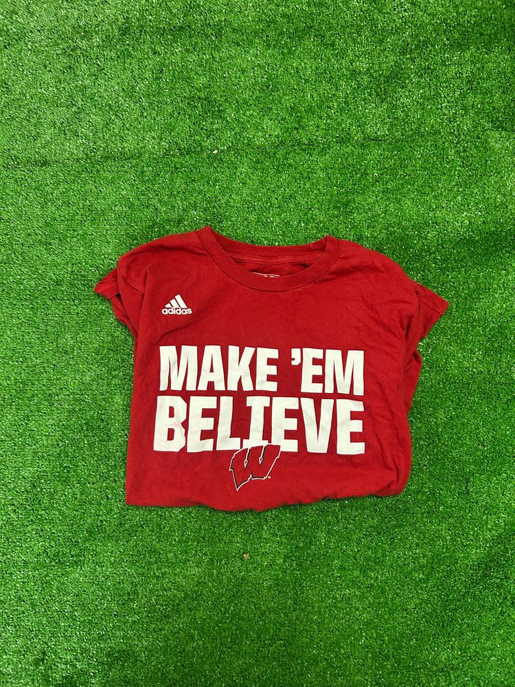 Adidas Red Graphic T-Shirt