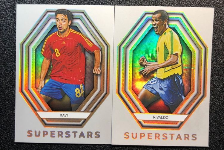 Futera ase xavi y rivaldo