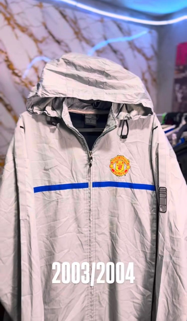 Nike Manchester United Track Jacket Vintage 2003/04 – Taglia L image 1