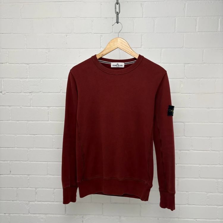 Immagine di Stone Island Red Crewneck Jumper 1