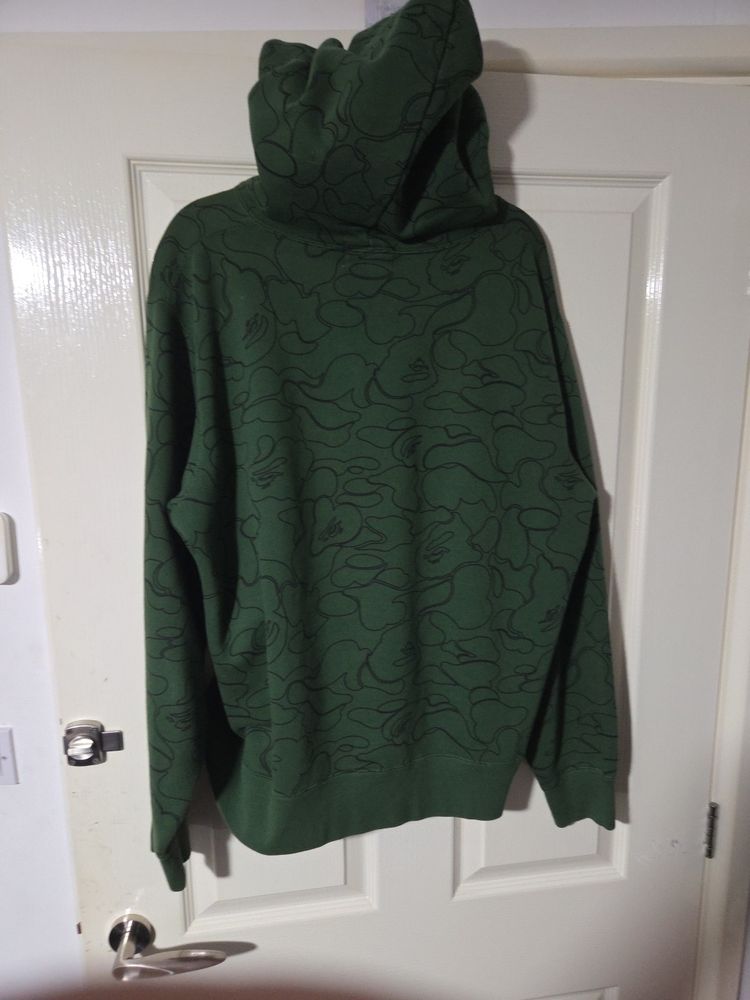 A Bathing Ape Green Hoodie image 2