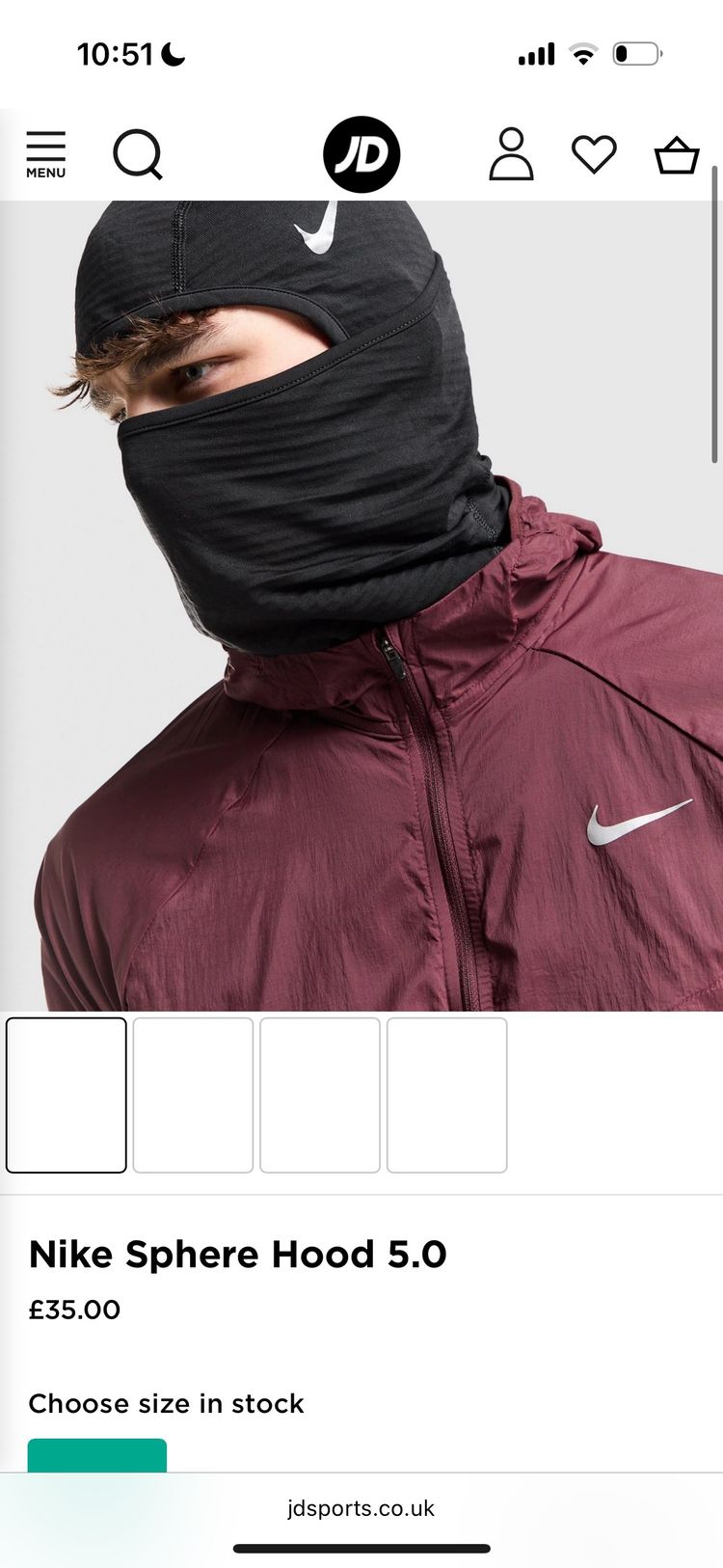 Nike Sphere Hood 5.0