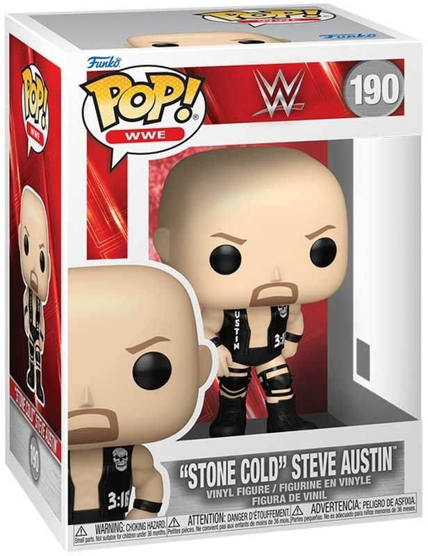 Funko Pop WWE Stone Cold Steve Austin Figure 190