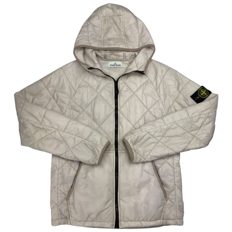 S/S 19 Stone Island Quilted Micro Yarn - Cream obraz 1