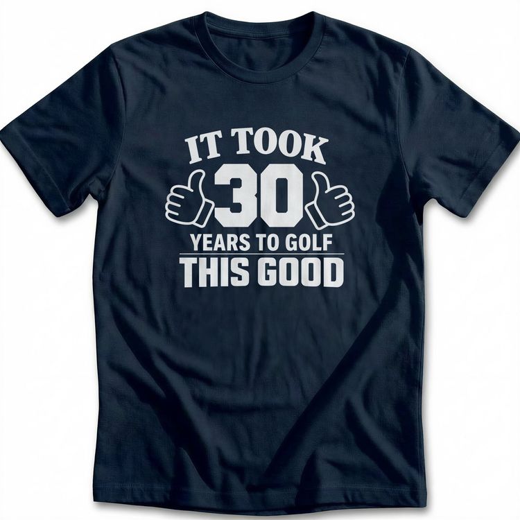 30 YEARS GOLF GOOD 030 T Shirt US image 3