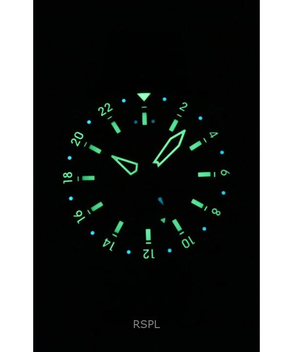 AVI-8 Hawker Hunter Atlas GMT Orangish Red Leather Strap Orange Dial Automatic AV-4122-06 Men's Watch imagen 2