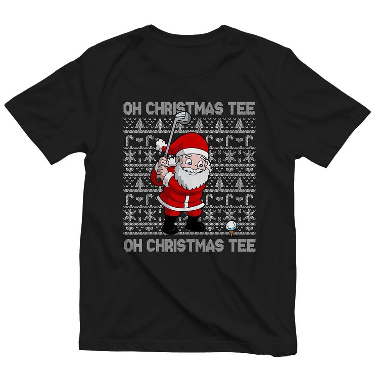 Golf Oh Christmas T-shirt Santa's AU