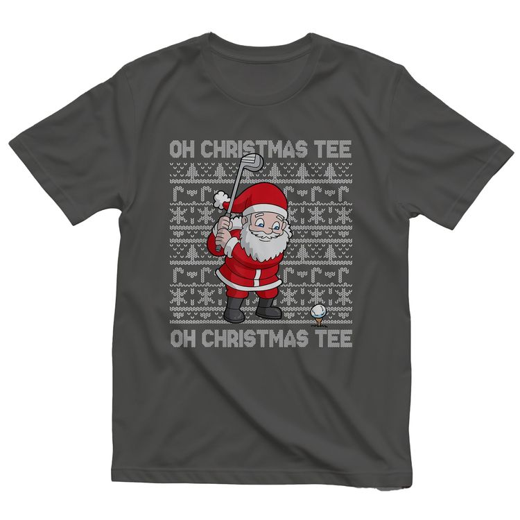 Golf Oh Christmas T-shirt Santa's AU 3