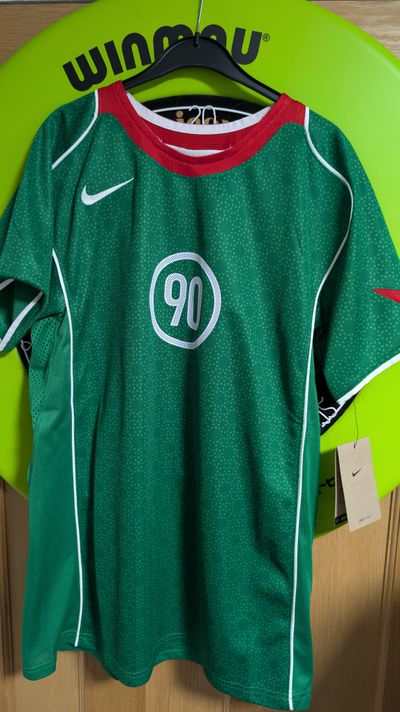 Nike Green And Red Sports Jersey