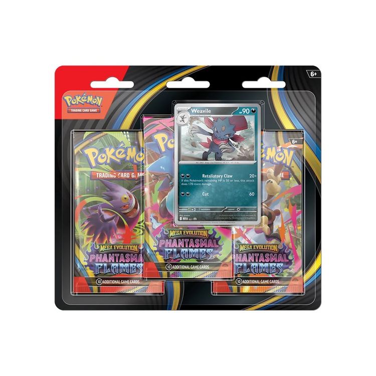 Pokémon Trading Card Game Mega Evolution Phantasmal Flames Booster Pack Set