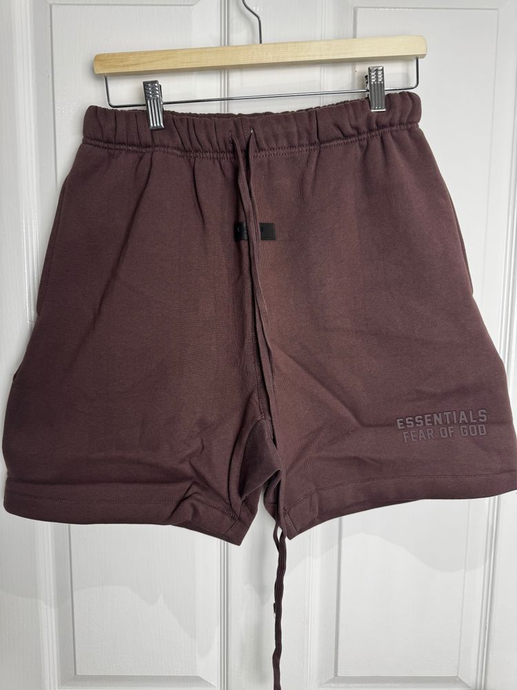 Essentials Fear Of God Shorts - PLUM