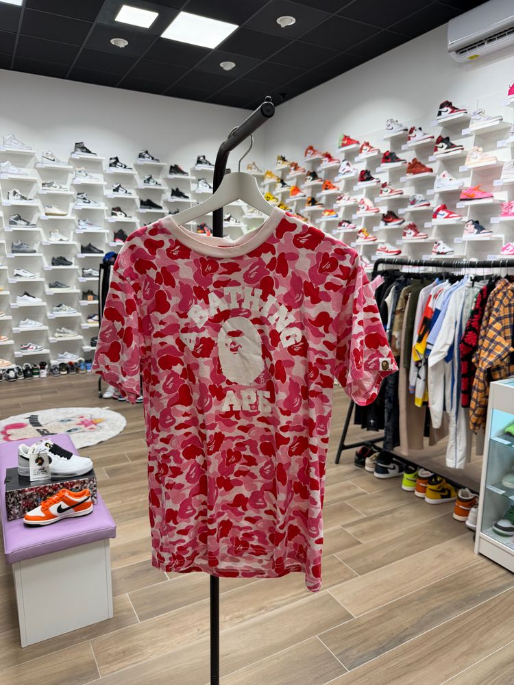 A Bathing Ape Pink Camo T-Shirt M