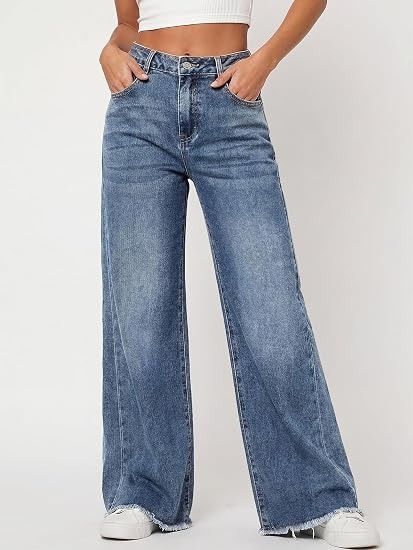 Wide Leg Jeans image 1