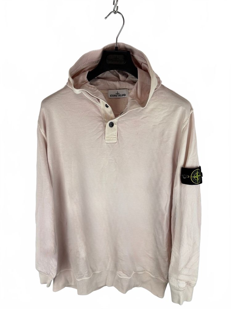 Felpa rosa con cappuccio Stone Island - Taglia XXL