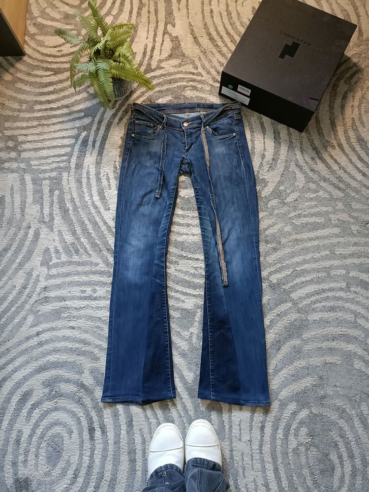 Other Blue Denim Jeans Low Waist Custom product image