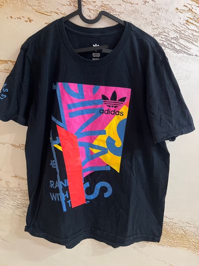 Adidas Black Graphic T-Shirt