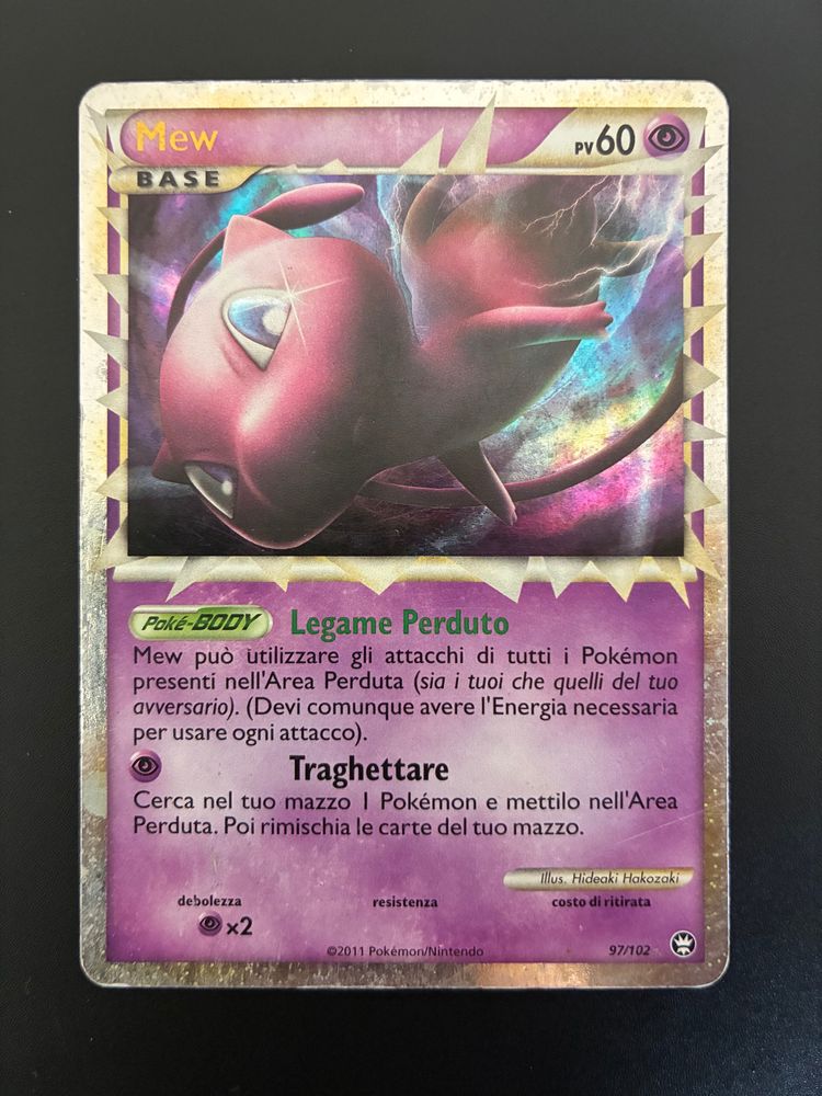 Mew Prime ITA PL Pokémon Trading Card