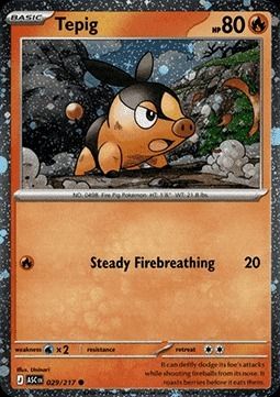 Pokemon Trading Cards Chikorita, Totodile, Tepig imagen 3