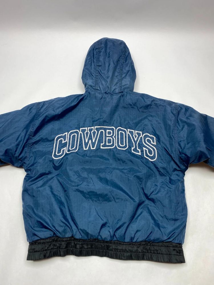 Dallas Cowboys NFL Hooded Puffer Jacket (Youth Size / Approx. 24” Chest) image 8