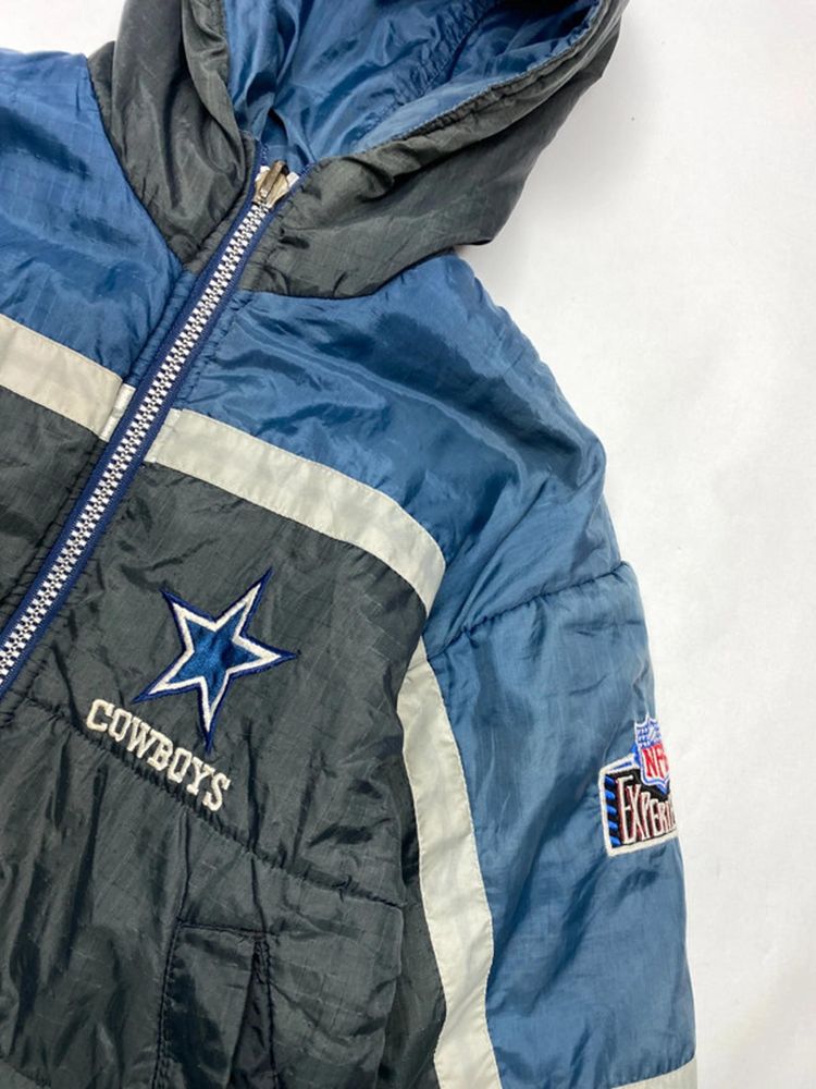 Dallas Cowboys NFL Hooded Puffer Jacket (Youth Size / Approx. 24” Chest) image 10