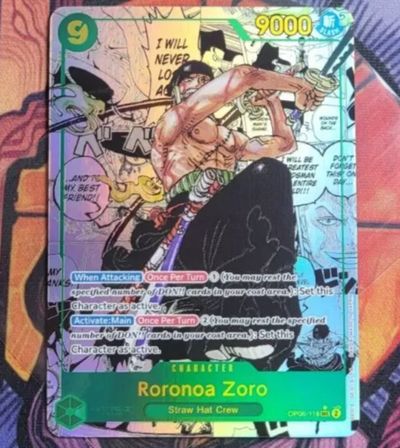 Roronoa Zoro Character Card
