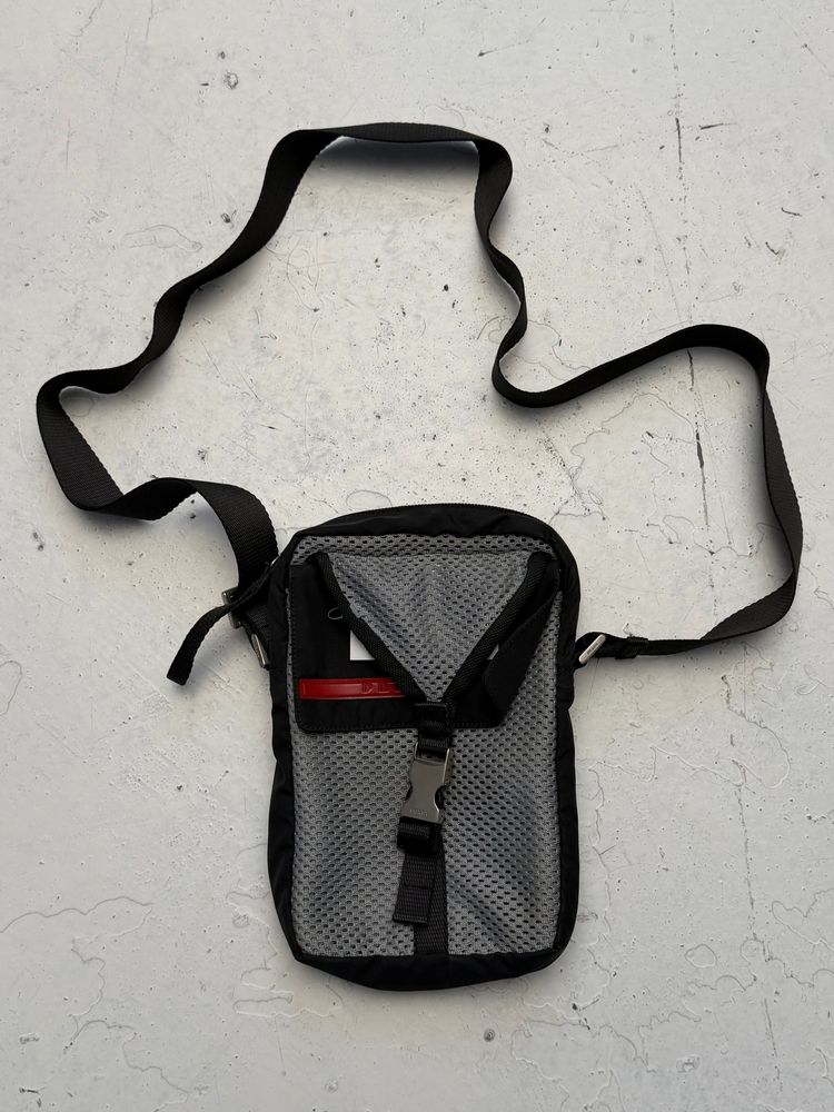'00 Prada Sport Mesh Side Bag