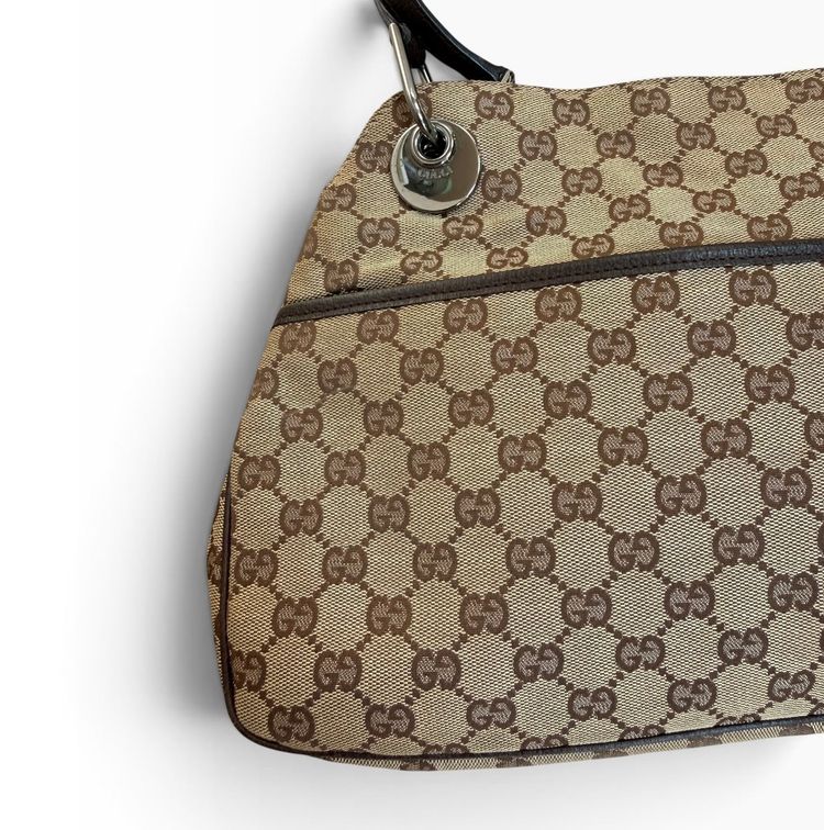 Gucci Monogram Canvas Shoulder Bag image 11