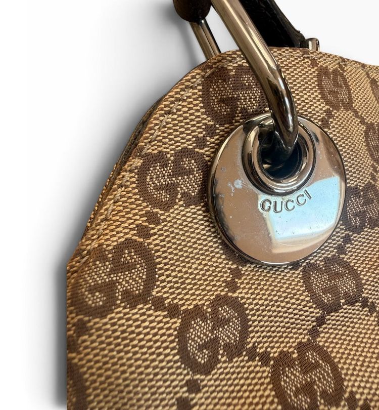 Gucci Monogram Canvas Shoulder Bag image 9