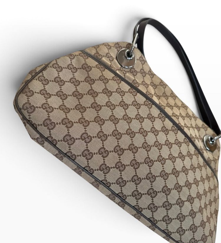Gucci Monogram Canvas Shoulder Bag image 16