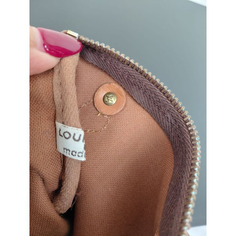 Louis Vuitton Nano Speedy / Mini HL brown leather vintage bag image 2