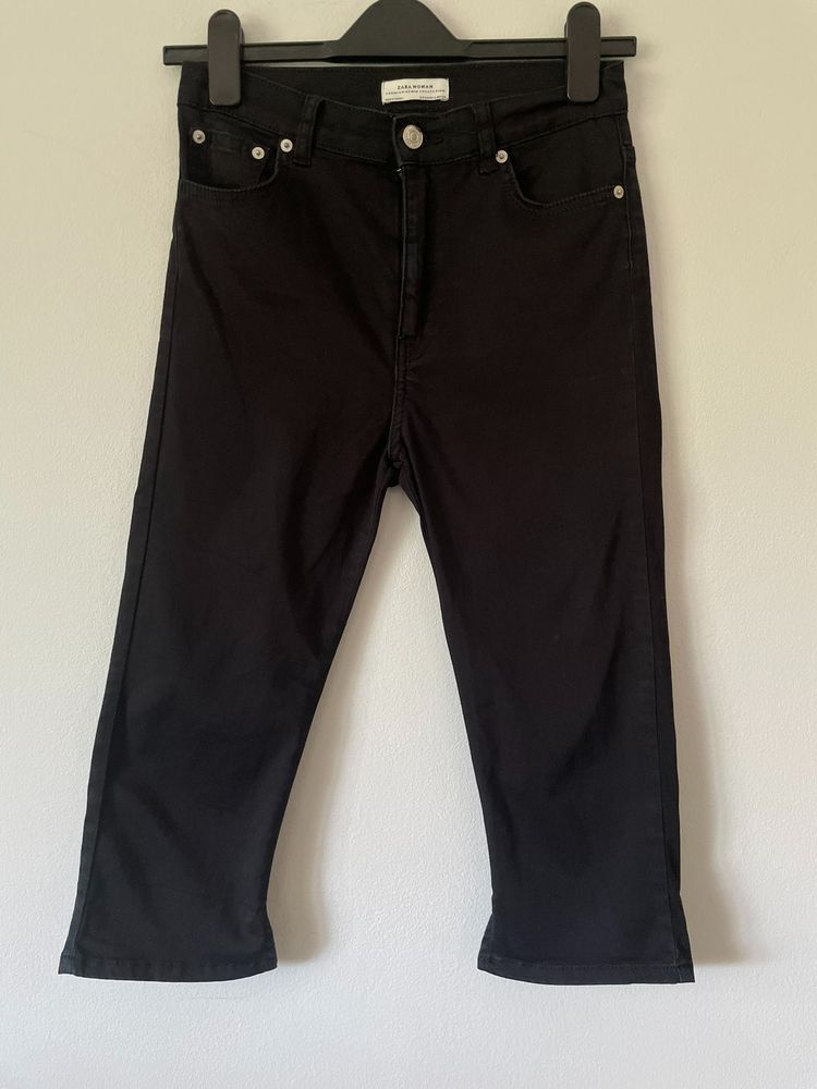 Zara Zara Black Cropped Jeans product image
