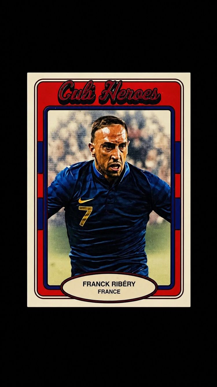 /5 Franck Ribery Cult Heroes Futera Unique 2025