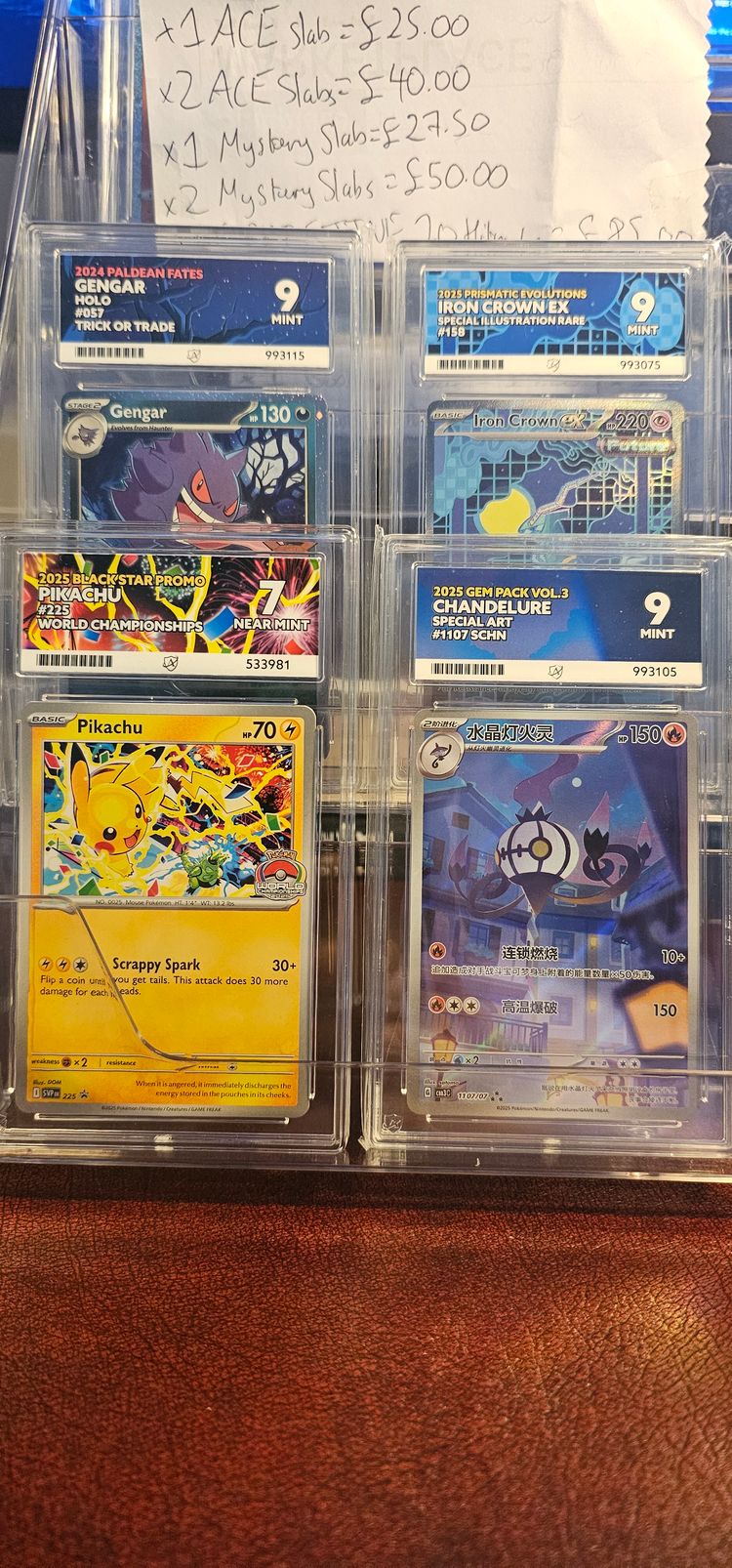 Pokémon x2 Ace Slabs product image