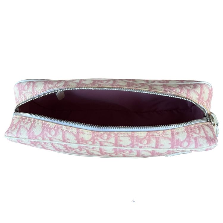 Christian Dior Trotter Pink Oblique Number 1 Shoulder Bag 16