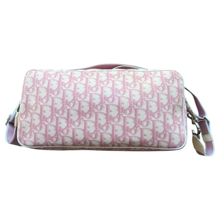 Christian Dior Trotter Pink Oblique Number 1 Shoulder Bag 12