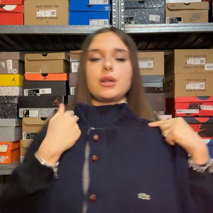 Lacoste Live MAGLIONE LACOSTE BOTTONATO BLU product image