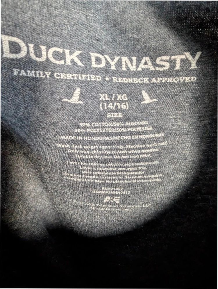 Duck Dynasty Youth T-Shirt XL Grey Redneck Happy Happy Happy imagen 4