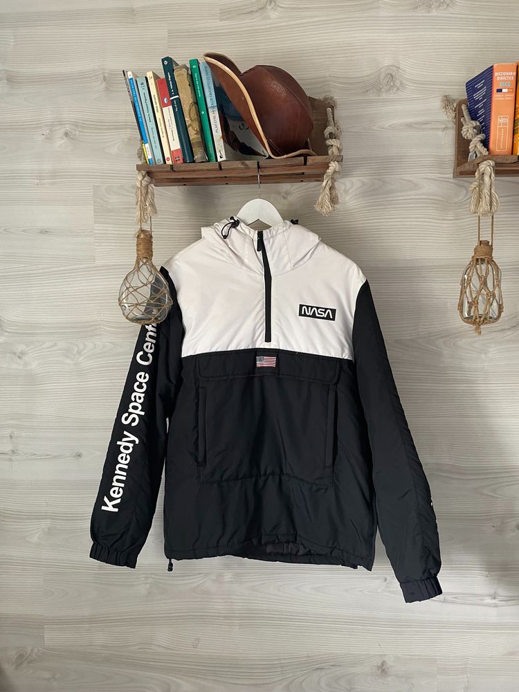 NASA Nasa Black And White Hooded Jacket product image