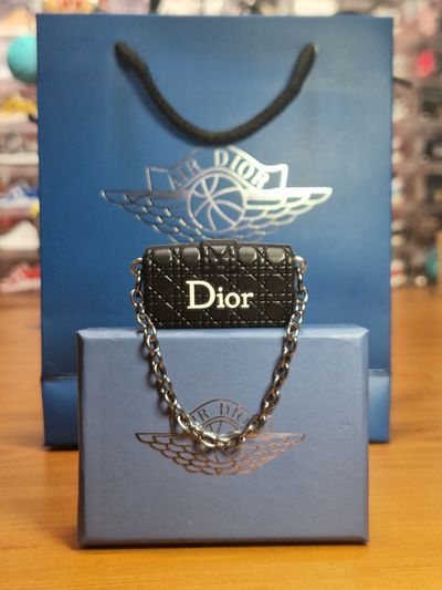 Dior Mini Quilted Leather Keychain Pouch