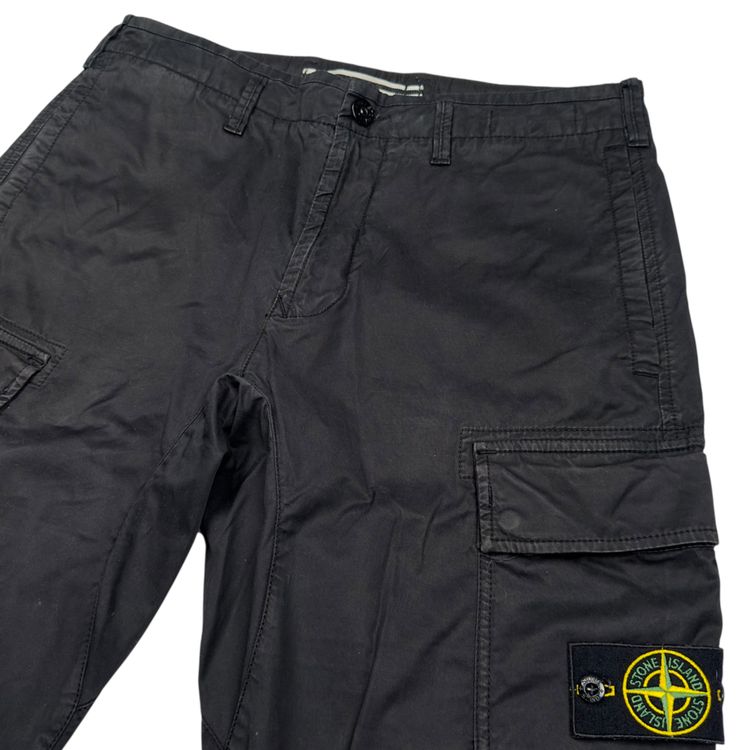 S/S 21 Stone Island Cargo Trousers - Black imagen 6