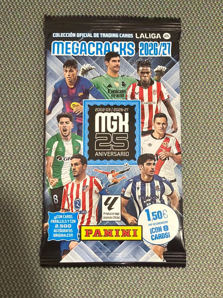 Sobre Panini Megacracks 25 aniversario 