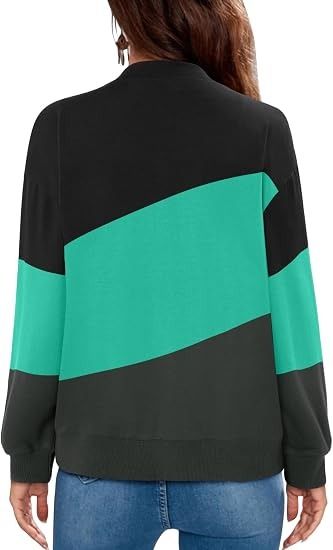 Color Block Zip-Up Jacket image 4