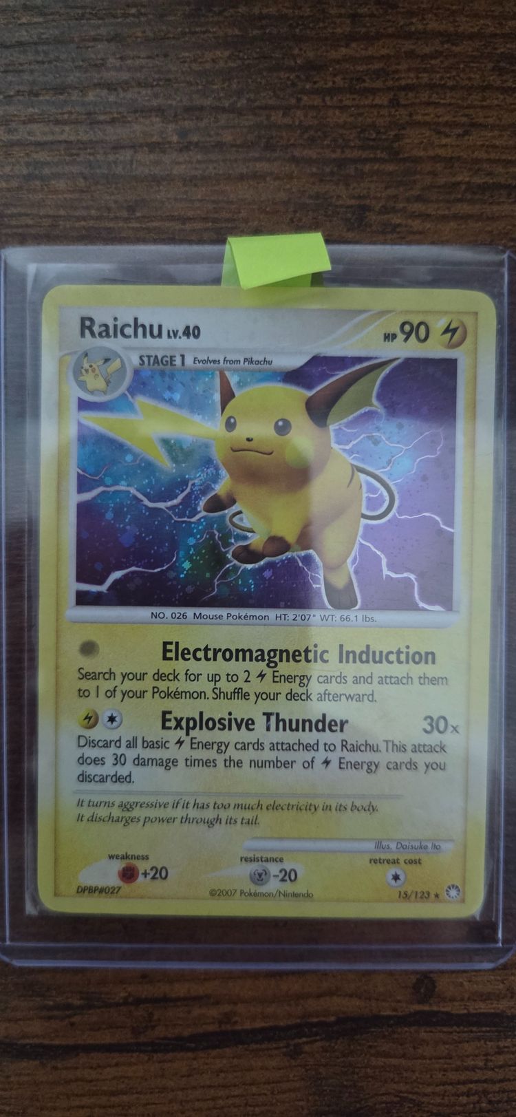Pokémon Raichu Pokémon Card product image