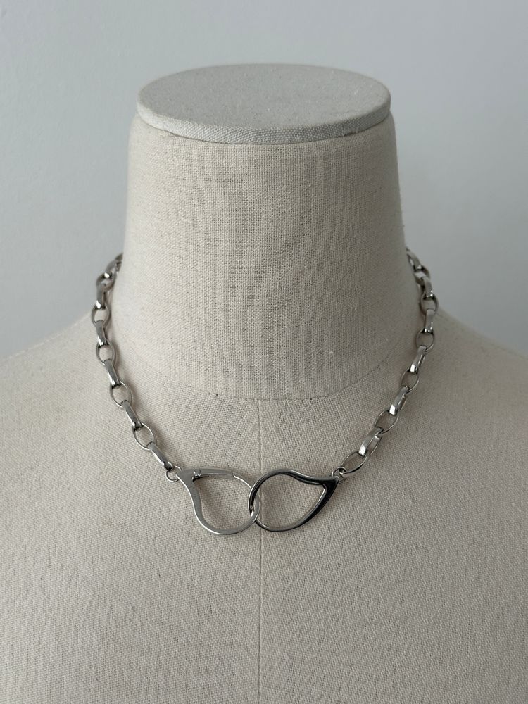 Emporio Armani 2000s Sterling Silver Necklace & Bracelet Set obraz 5