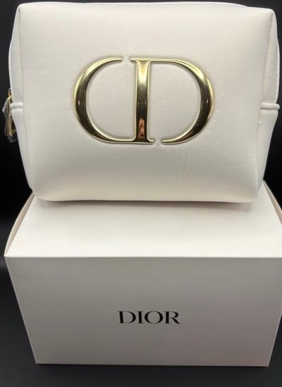 Dior White Pouch Bag