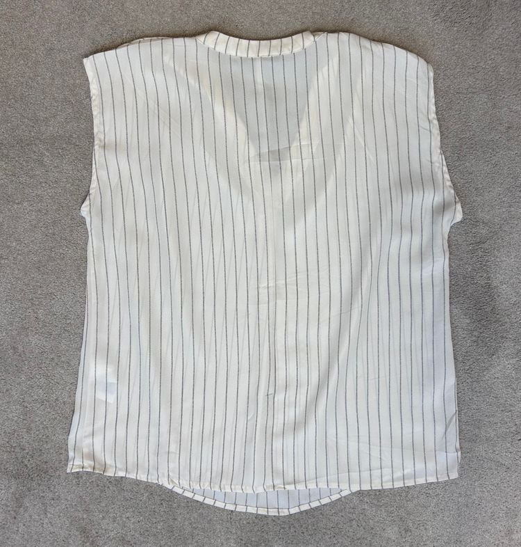 Banana Republic Sleeveless Striped Blouse 7
