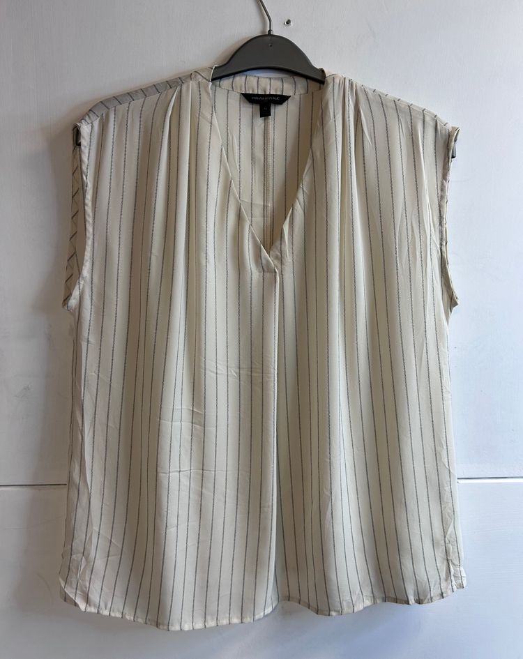 Banana Republic Sleeveless Striped Blouse